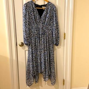 Nordstrom Signature Silk Floral Sheath Dress size 10